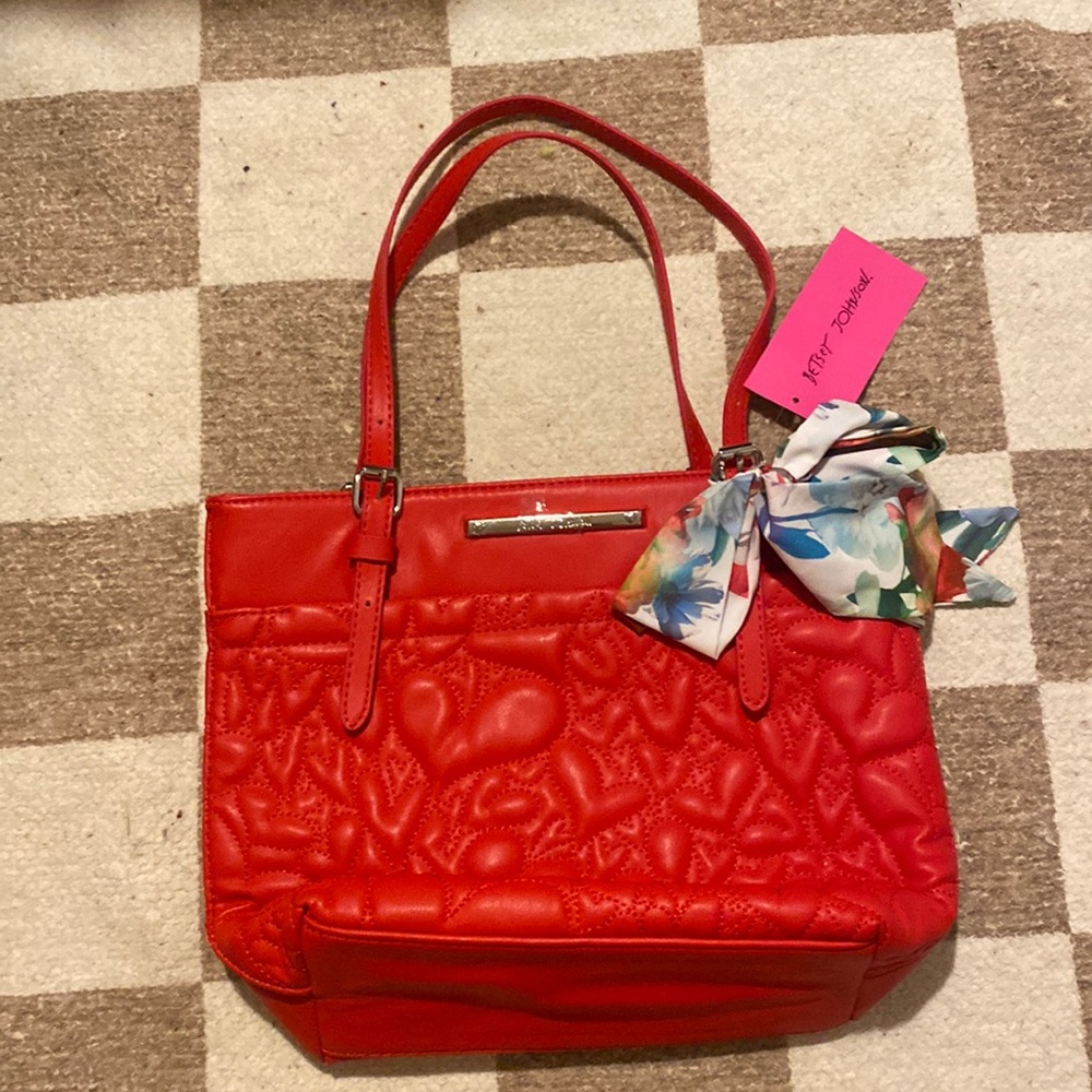 Betsey Johnson Red Purse